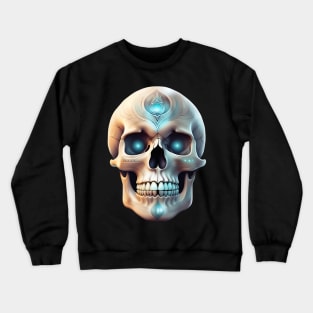 Eyes glowing skull Crewneck Sweatshirt